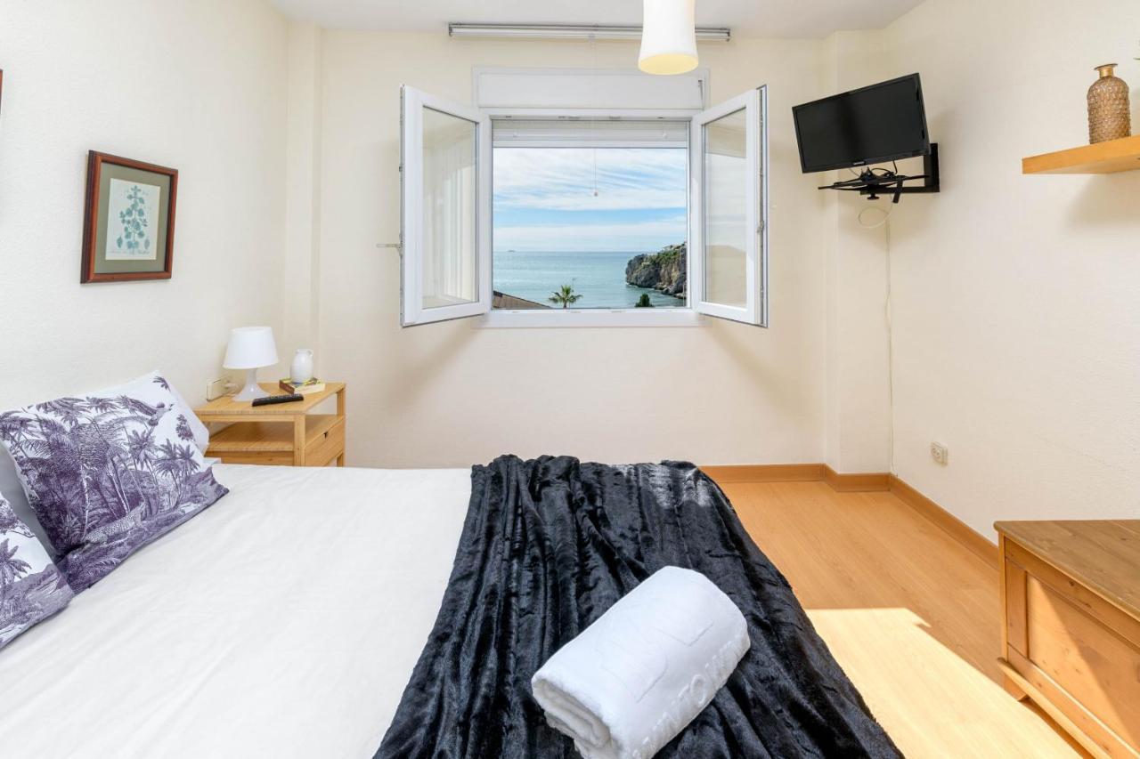 Wintowinrentals 1St Linea De Playa Vista Al Mar Y Piscina La Cala Del Moral Exterior photo
